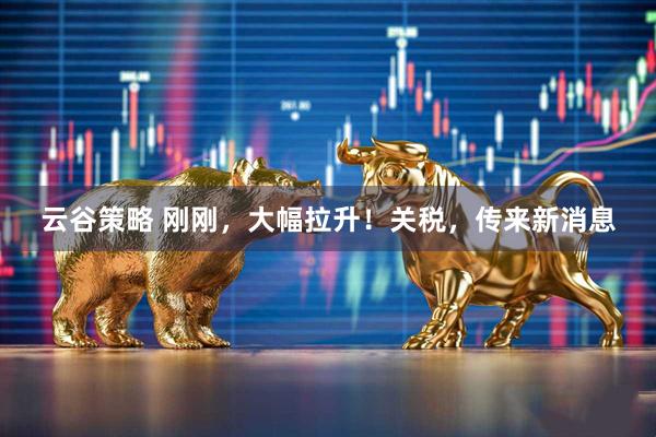 云谷策略 刚刚，大幅拉升！关税，传来新消息