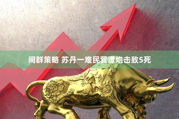 间群策略 苏丹一难民营遭炮击致5死