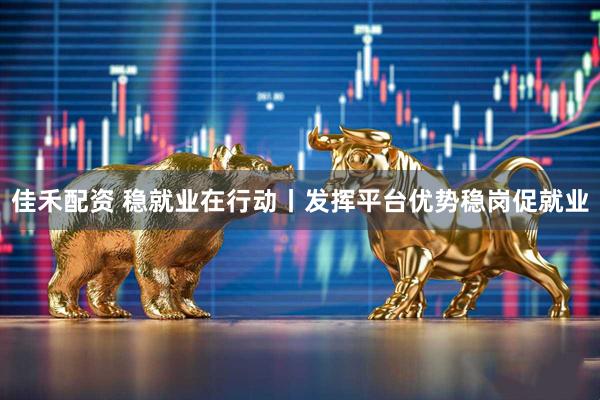 佳禾配资 稳就业在行动丨发挥平台优势稳岗促就业