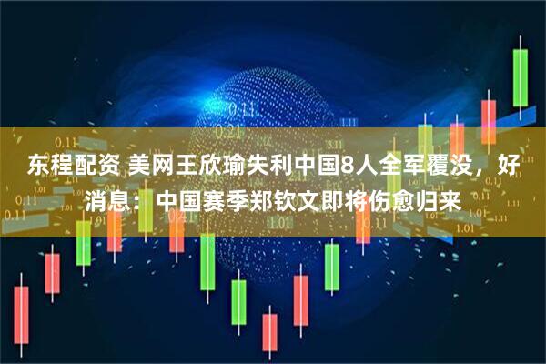 东程配资 美网王欣瑜失利中国8人全军覆没，好消息：中国赛季郑钦文即将伤愈归来